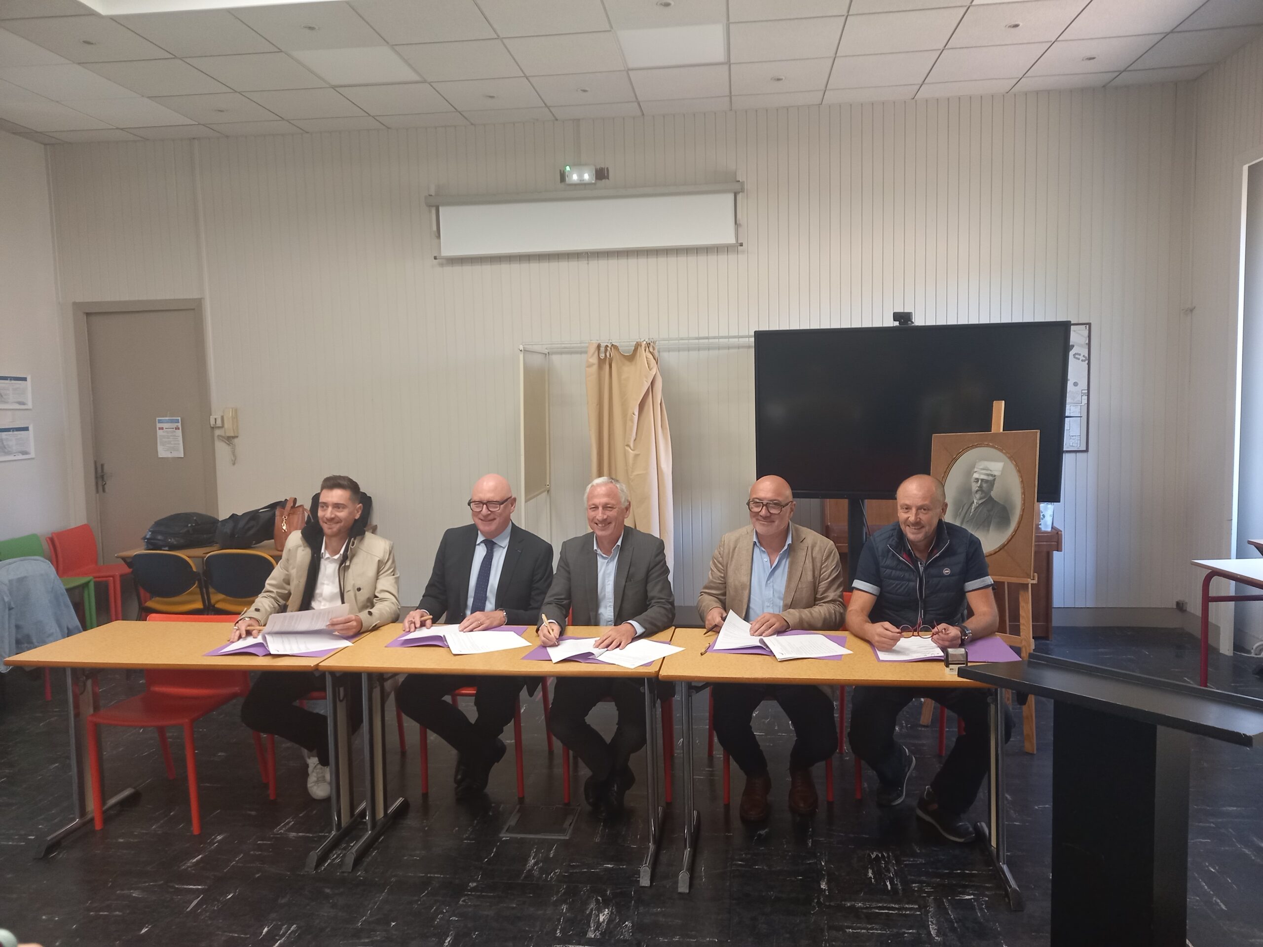 Inauguration de la première classe BTS électrotechnique « réseaux »
